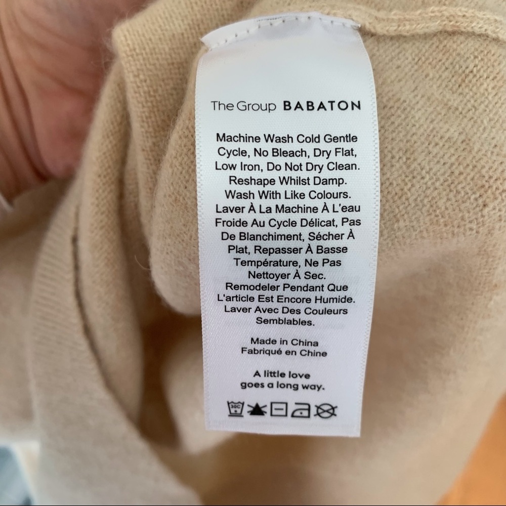 Babaton Cream V-Neck Sweater - Picture 3 of 4
